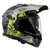 LS2 MX702 PIONEER II-06 RANGI adventure helma H-V-žlutá vel.M